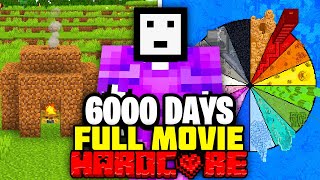 I Survived 6000 Days in Minecraft Hardcore FULL MINECRAFT MOVIE [upl. by Sabino477]