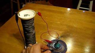 Nathan Stubblefield Coil Runs Motor [upl. by Nuahsad]