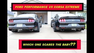 Exhaust ComparisonsFord Performance vs Corsa Extreme [upl. by Notsehc]