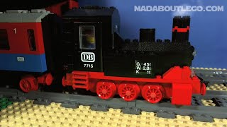 LEGO Trains Passenger Steam Train 7715 [upl. by Dalenna]