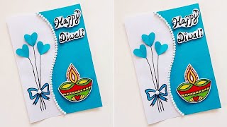 DIY Handmade Diwali greeting card ideas 2024 • Diwali Card competition • How to make card for diwali [upl. by Anem460]