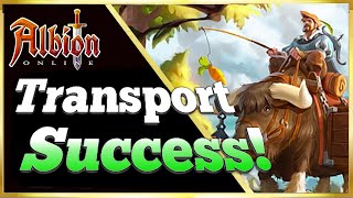 PROFIT My First Transporting Experience  Albion Online 2023 [upl. by Tom]