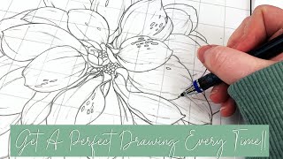 How To Get A Perfect Drawing Every Time  Gridding Tutorial  Drawing For Beginners [upl. by Olsewski466]