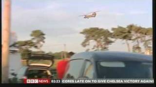 Red Arrow Crash at Bournemouth 20110820 BBC footage [upl. by Ladonna98]