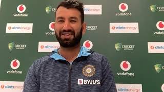 Cheteshwar Pujara speaks after 3rd day of the 3rd Test against Australia [upl. by Quin]