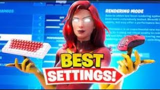 the new BEST fortnite SETTINGS graphics  keybinds [upl. by Sallad]