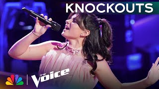 ThirteenYearOld Julia Roome Performs Sias quotUnstoppablequot Flawlessly  The Voice Knockouts  NBC [upl. by Peace]