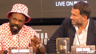 quotYOU DIDNT WANT TO PAY MEquot  DEREK CHISORA ERUPTS ON EDDIE HEARN GOES ON HUGE RANT OVER PEDS [upl. by Nevar390]