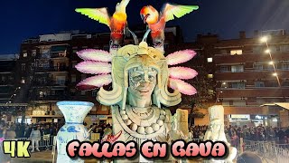 Mascleta 🎆 Crema de la Falla de Gava 2024 Barcelona 4K 🇪🇸 [upl. by Ecyob]