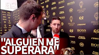 Balón de Oro  Messi quotAlguien superará esta marcaquot  Diario AS [upl. by Cousins]