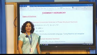 Classification of Grammars Chomsky Hierarchy 01 [upl. by Rosella]