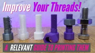 How To 3D Print Perfect Threads A Step By Step Guide [upl. by Aihsital]