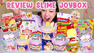 REVIEW SLIME TERLUCU JOYBOX  INDOMIE SLIME  MARSHMALLOW SLIME SARI ROTI SLIME 🥹😍🥳 [upl. by Laehcym]