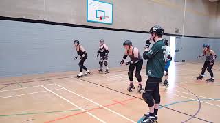 Chasing a Jammer  Manchester Roller Derby  Zero to Hero [upl. by Oleta]