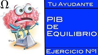 PIB de Equilibrio  LR Ejercicio Nº1  Tu Ayudante Economía [upl. by Grogan]