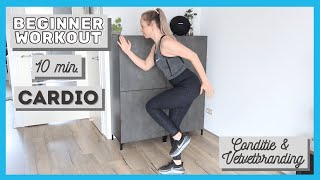 Beginner cardio workout 10 min  Conditie en Vetverbranding OPTIMAVITA [upl. by Oiramd203]