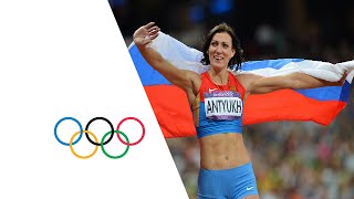 Natalya Antyukh RUS Wins 400m Hurdles Gold  London 2012 Olympics [upl. by Eenel]