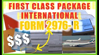 How to Mail FIRST CLASS PACKAGE INTERNATIONAL SERVICE THRU POST OFFICE 2020 [upl. by Kristine]