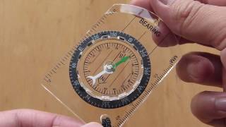 Baseplate Compass Kompas Orientasi Arah Pada Peta [upl. by Acinnad]