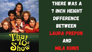 That 70s Show  Seven Inch Height Difference Laura PreponDonna and Mila KunisJacky shorts [upl. by Aerda]