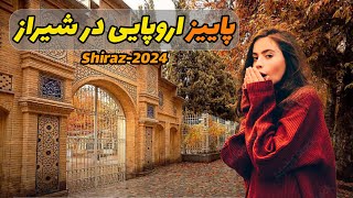 Shiraz Eream St  خیابان اروپایی شیراز در شب های پاییز [upl. by Arakaj]