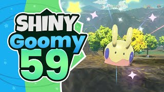 Shiny Goomy in 59 Mass Outbreak Encounters  Pokemon Legends Arceus [upl. by Terrag]