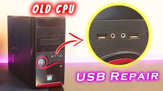 CPU Front USB Port Repair  Easiest Method Hindi [upl. by Hako]