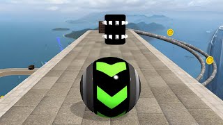 Sky Rolling Ball 3D Gameplay Speedrun Max All Levels 396 [upl. by Esahc]