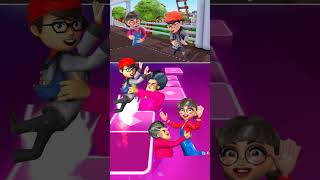 Scary Teacher 3d Nick Hulk Tani Iron manAmong us coffin dance Tiles Hop [upl. by Ymia]