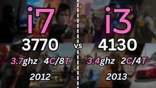 i7 3770 vs i3 4130 Tested in 14 Games 2024  1080p [upl. by Gerry852]