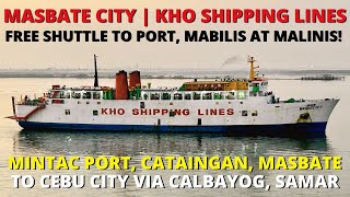 MV Masbate City  Mintac Port Cataingan Masbate to Cebu City Philippines via Calbayog Samar [upl. by Fransis]