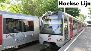 RET Rotterdam Metro en Sneltram  Hoekse Lijn Hoek van Holland  Stations [upl. by Ki]