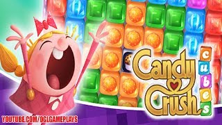 Candy Crush Cubes Gameplay 1 AndroidiOS By King [upl. by Aerdnwahs]