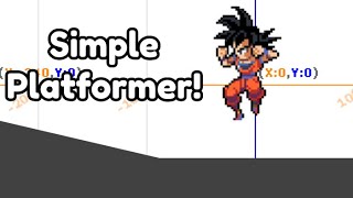 1 of 3 How to make a simple platformer in scratch [upl. by Tessy]