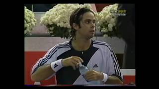 Fernando Gonzalez vs Moya  Beast Mode Forehand Return [upl. by Leizo]