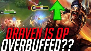 WILD RIFT DRAVEN IS BROKEN WITH THIS BUILD  PATCH 30A BUFFED [upl. by Bruning]