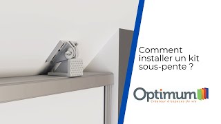 Comment installer un placard souspente  Kit souspente par Optimum [upl. by Adlare]