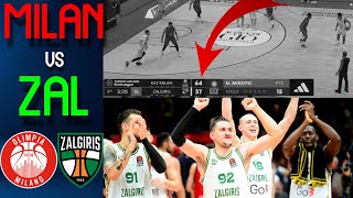 Historical comeback  Olimpia Milano  Zalgiris  Full Game Highlights [upl. by Hersh]