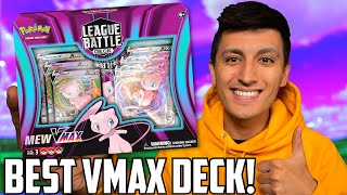 Mew VMAX League Battle Deck ReviewOpening [upl. by Sekofski562]