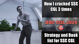 Book List for SSCCGL  Under 100 rank  How I cracked SSC CGL 3 times [upl. by Nahtaneoj]