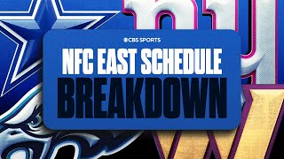 2024 NFL schedule breakdown for EVERY TEAM in the NFC East  CBS Sports [upl. by Leeda508]