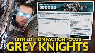 GREY KNIGHTS  10th Edition Faction Focus Breakdown with Bricky [upl. by Nnylf]