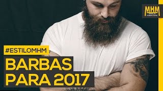 ✂ Barbas para 2017 6 tendências para você ✂ [upl. by Sonnie]