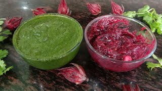 कुदरूम की खट्टी मीठी चटनी  Roselle Sauce [upl. by Haase]