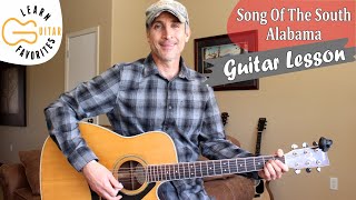 Song Of The South  Alabama  Guitar Lesson  Tutorial [upl. by Ralyks43]