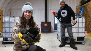 Fueling Our Off Grid Property with Coal amp Heating Oil [upl. by Bowerman197]