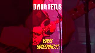 SWEEPPICKING on BASS Dying Fetus Style 🤘 metal [upl. by Oderfliw225]