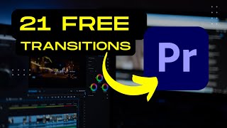 21 Free Cinematic Transitions for Premiere Pro [upl. by Margareta]