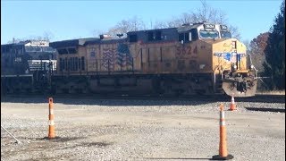 Railfanning in Erlanger KY With NS CP And UP [upl. by Yrgoerg]