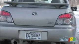 2006 Subaru Impreza WRX Review by Auto123com [upl. by Anelem]